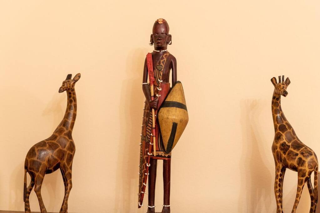 Ferienwohnung Modern African-Inspired Flat Athen Exterior foto