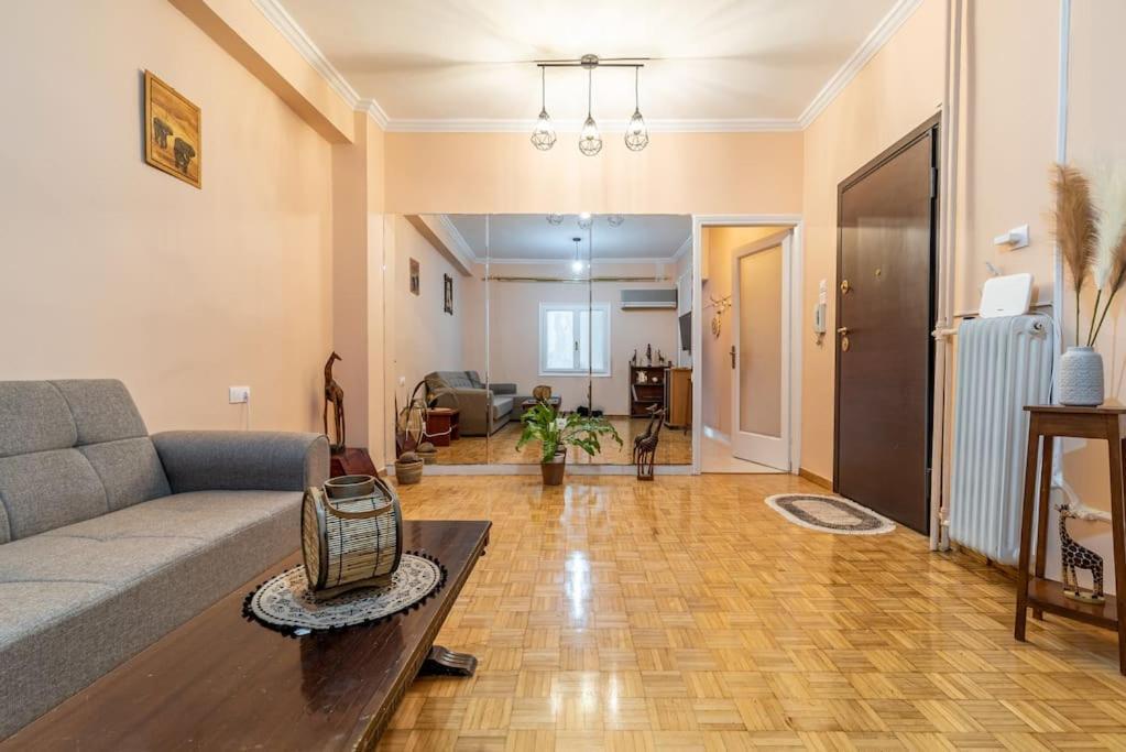 Ferienwohnung Modern African-Inspired Flat Athen Exterior foto