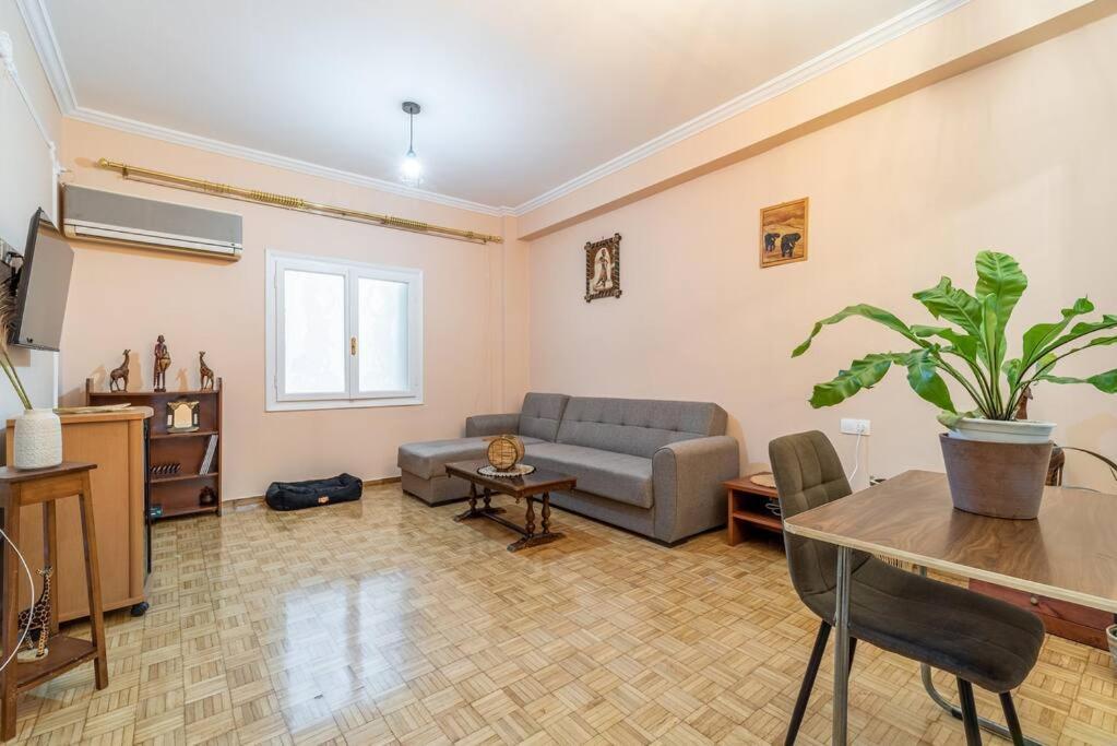 Ferienwohnung Modern African-Inspired Flat Athen Exterior foto